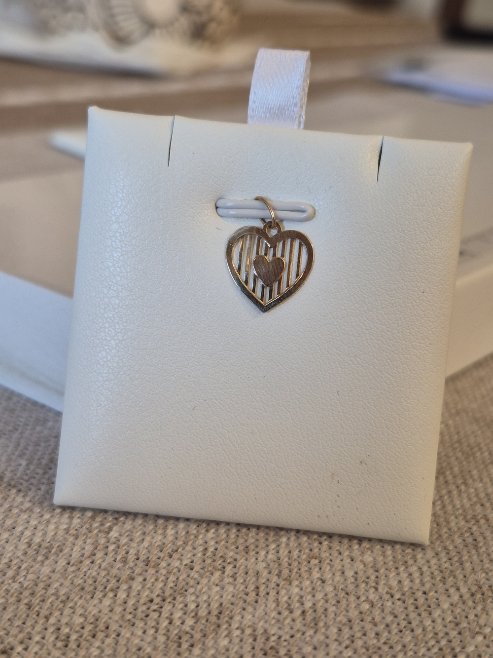 Stampd Gold Heart Pendant Charm